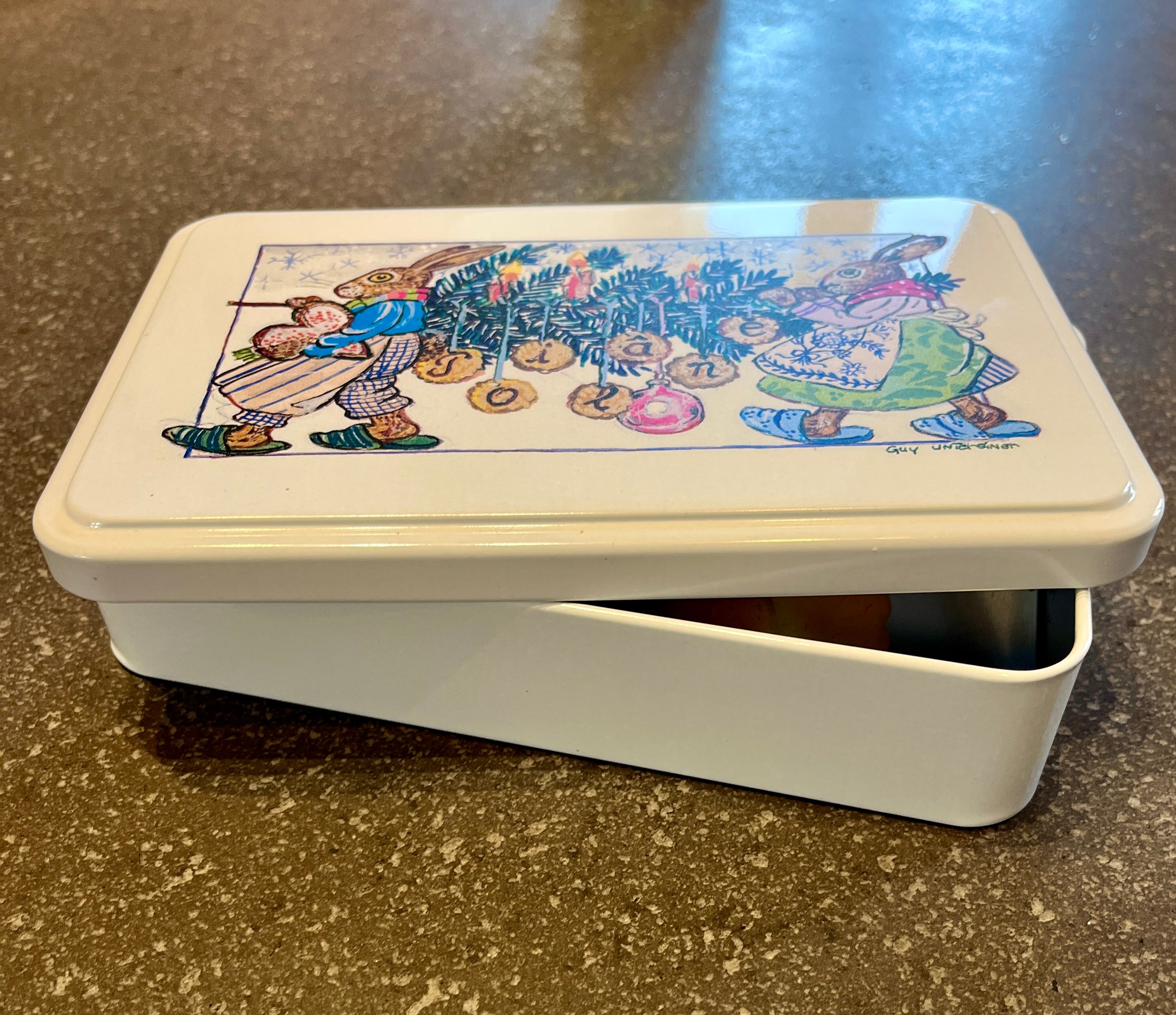 Christmas Box and cookies