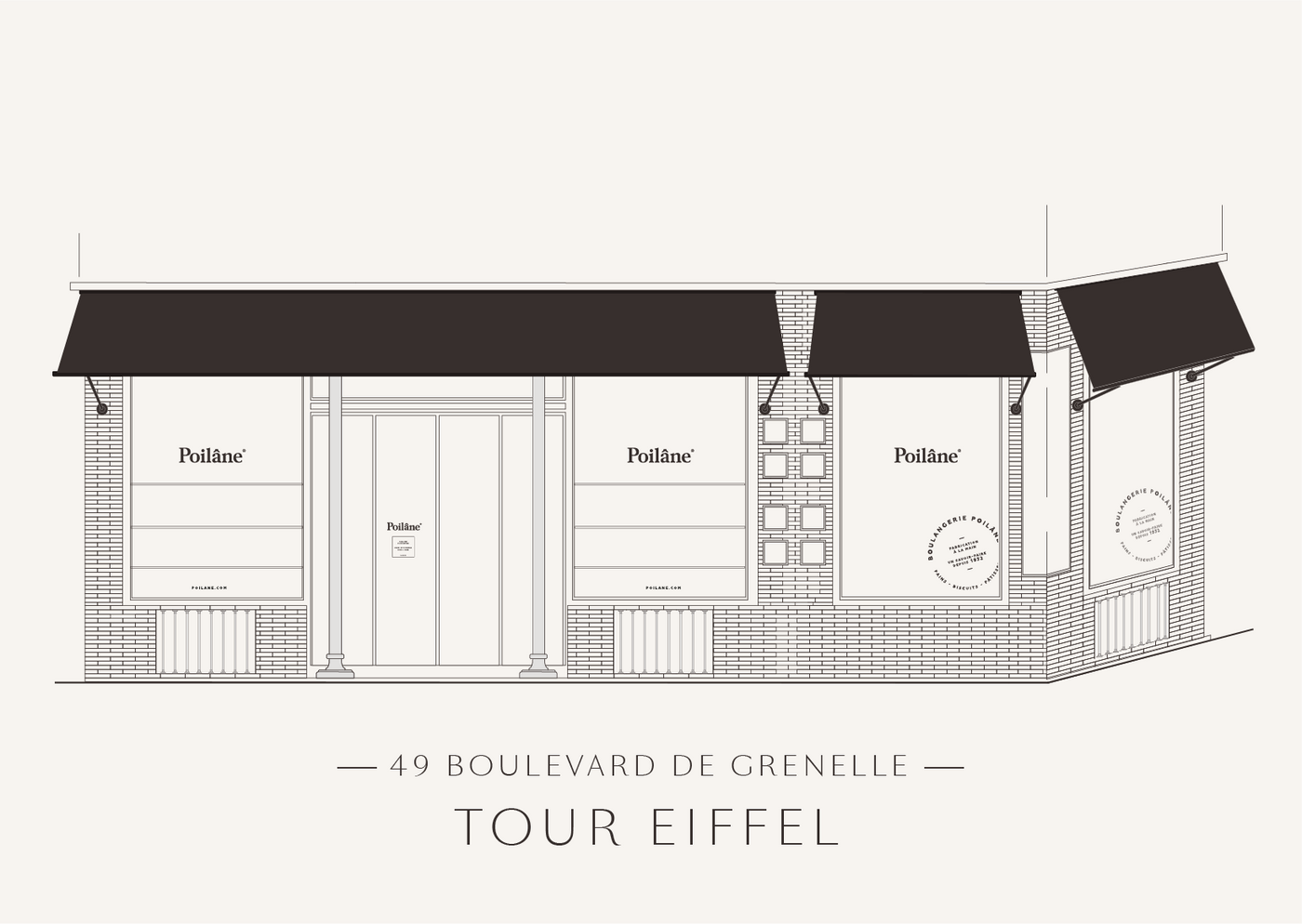 Boutique Poilâne - 49 boulevard de Grenelle (Tour Eiffel)
