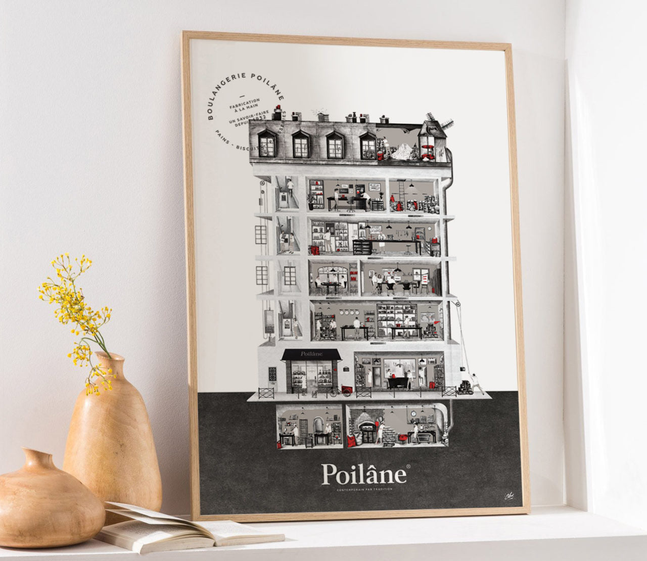 LITHOGRAPHIE « LE 8 RUE DU CHERCHE-MIDI » - COLLECTION POILÂNE®