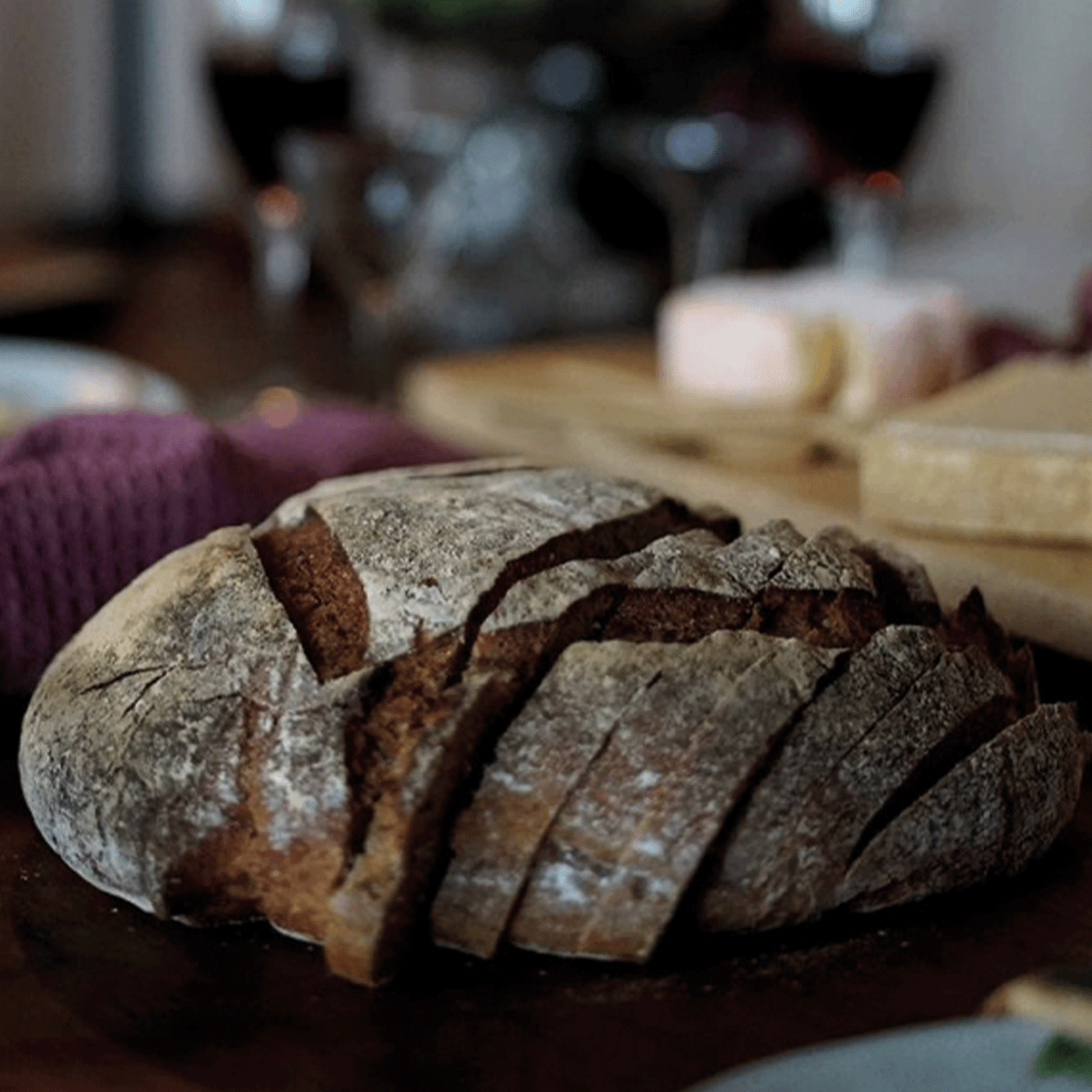 PAIN DE SEIGLE ROND