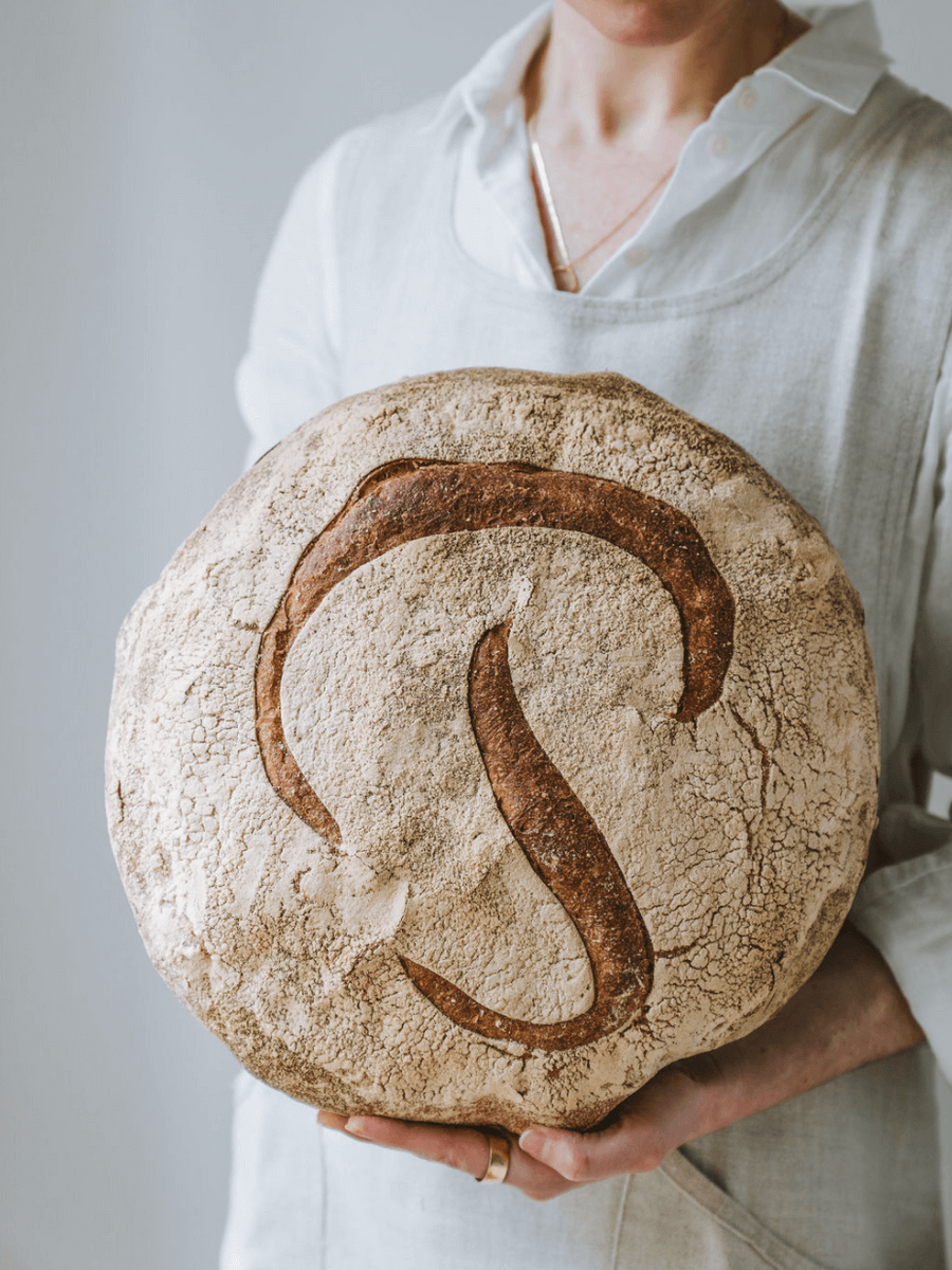 Poilâne bread on a table